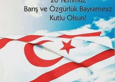 20 Temmuz Barış ve Özgürlük Bayramınız Kutlu Olsun